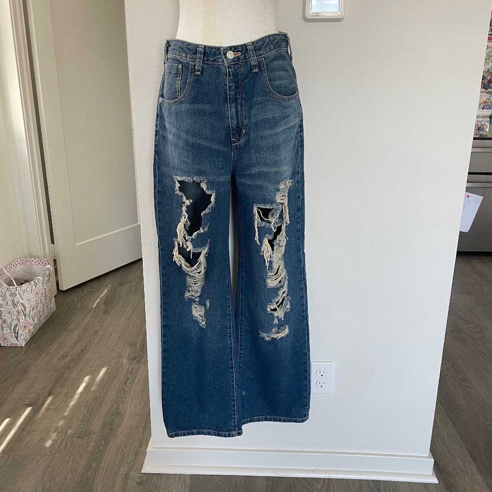 Pilcro Super Distressed Denim